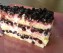 Mražený smetanovo borůvkový dort