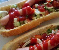 Domácí hot dog